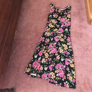 Racerback floral print dress from Forever 21 SMALL