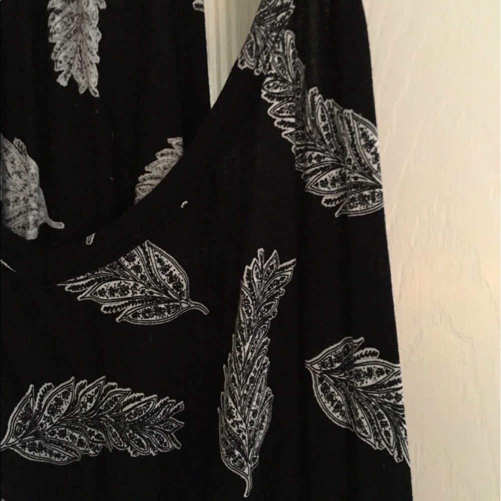 FEATHER PRINT DRESS - Picture 3 of 4