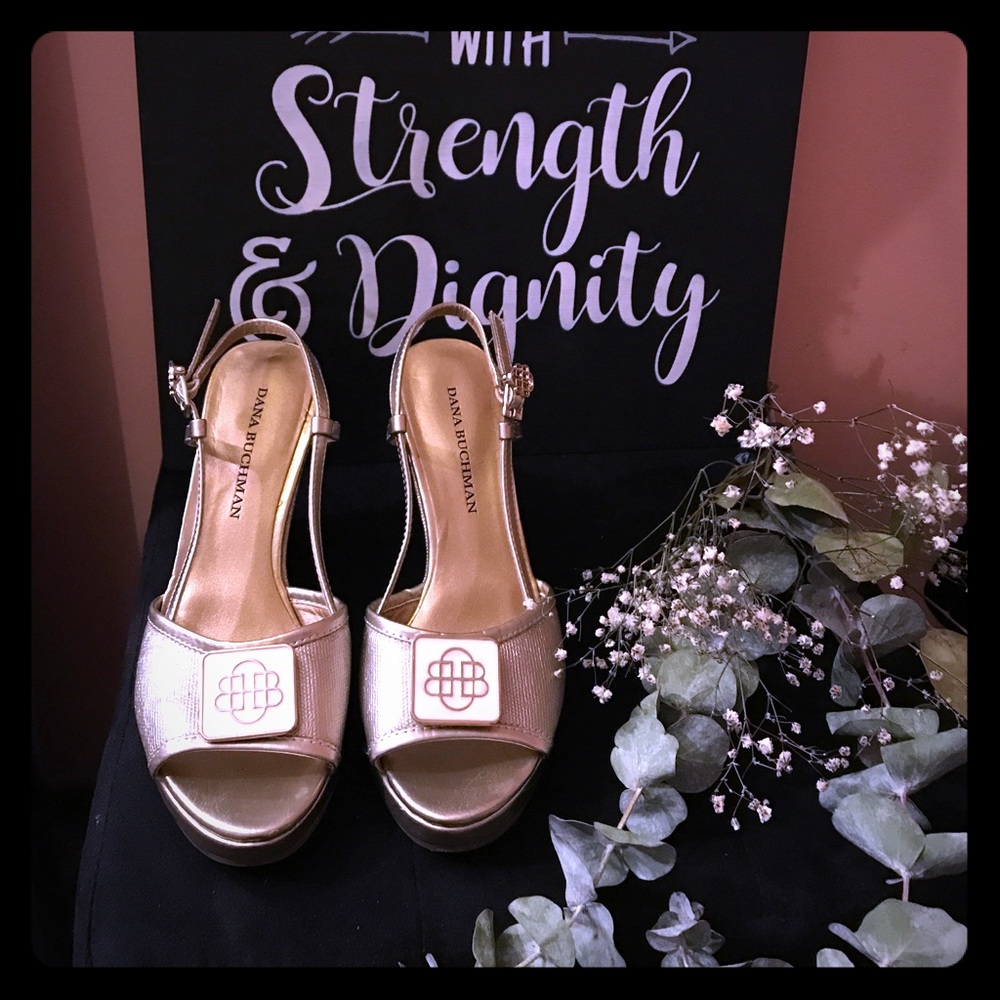 Glamorous Gold Wedges