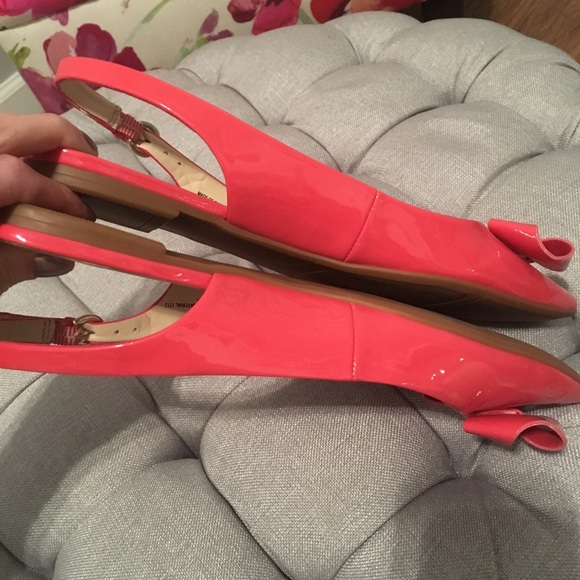 Nine West Bow sling back patent flats - Picture 6 of 7