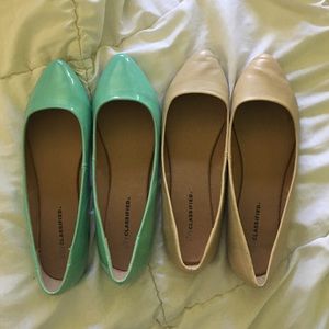 Two Pairs of Ballet Flats - Sz 10