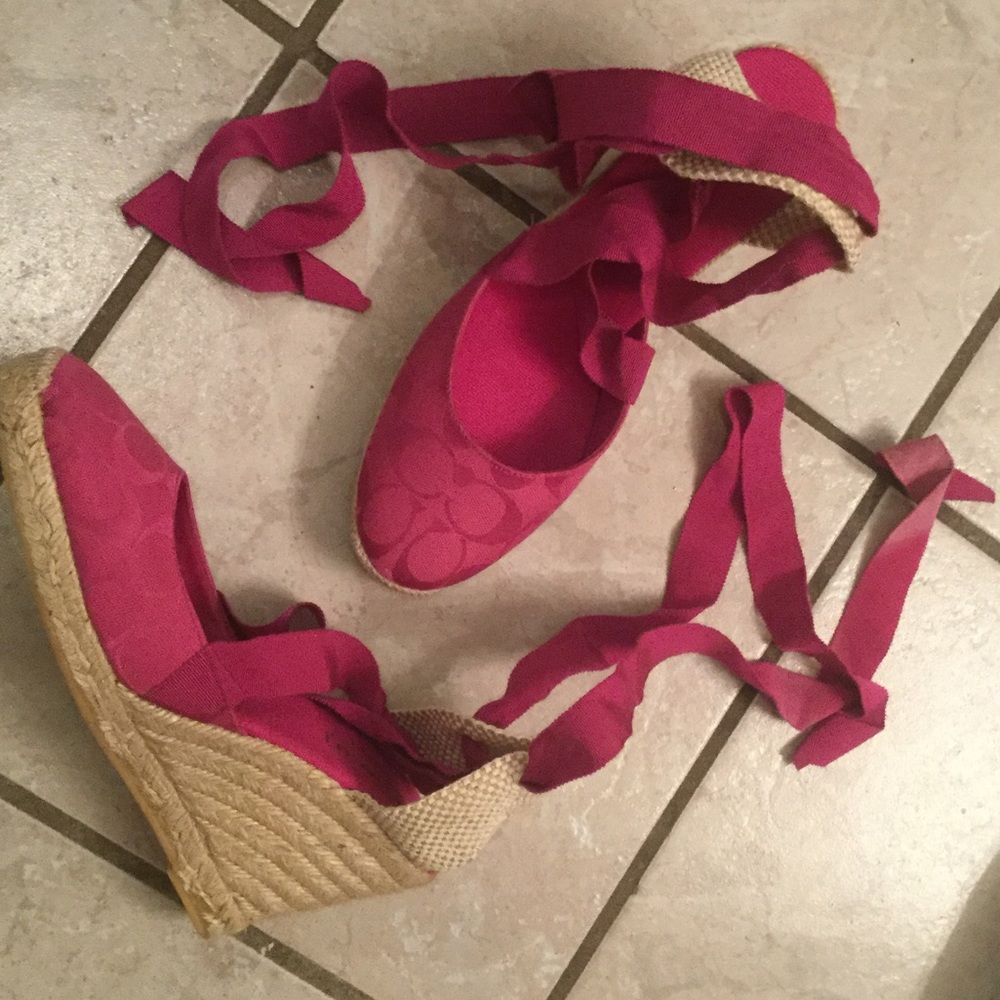 Coach wedges