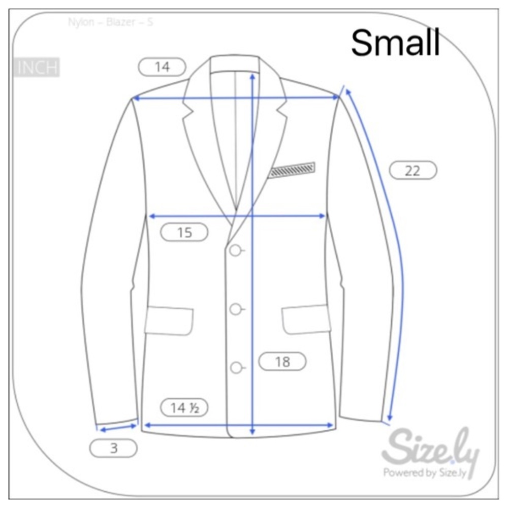 Double breasted military style blazer size various - Picture 6 of 8