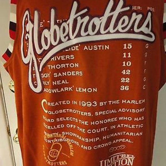 FUBU PLATINUM -HARLEM GLOBETROTTERS LTD JERSEY -2X - Picture 4 of 8