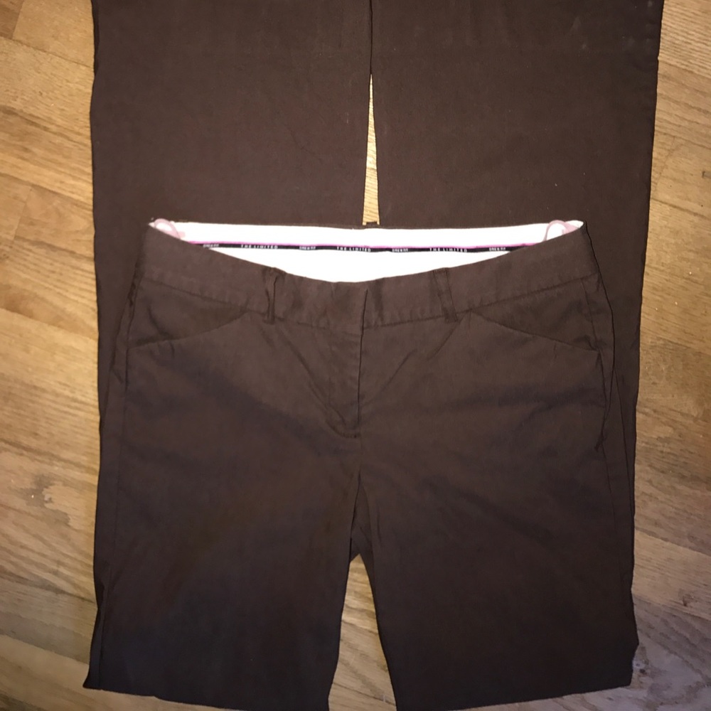 The Limited "Drew" fit Brown dress pants