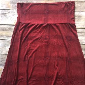 LuLaRoe 2XL Maxi Skirt
