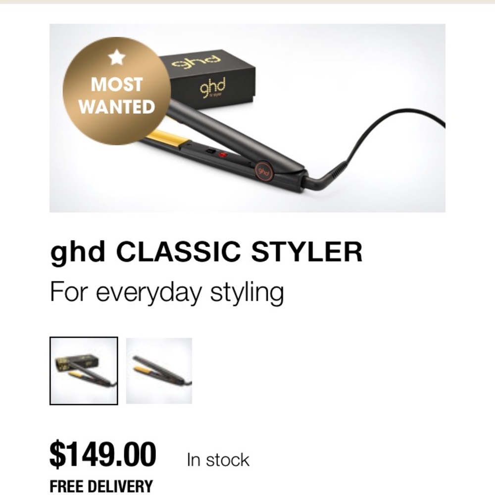 💇🏼GHD Professional Ceramic Hair Straightener