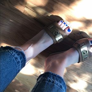 Michael Kors platform slide sandals 🌴🍑