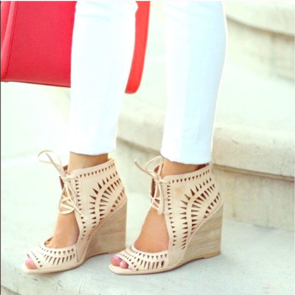 Jeffrey Campbell Rodillo Wedges AUTHENTIC Size 8