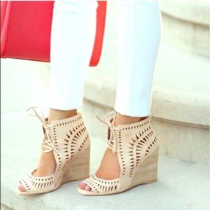 Jeffrey Campbell Rodillo Wedges AUTHENTIC Size 8