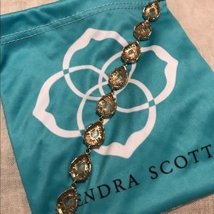 Kendra Scott Brynn - Clear Peach in Gold