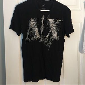 A/X Armani Exchange Black Ladies Tshirt