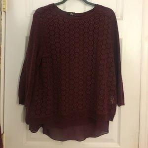 Maroon sweater