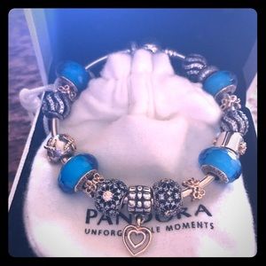 Pandora bracelets with charms/ authentic!