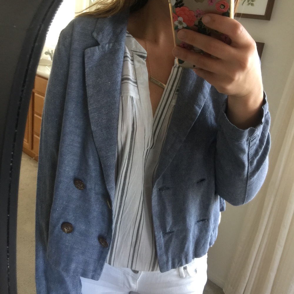 Forever 21 Chambray blazer