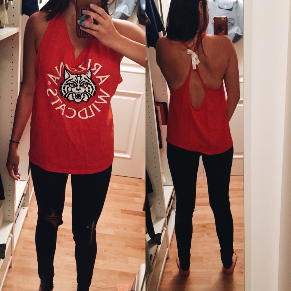 Arizona Wildcat open back spirit tank