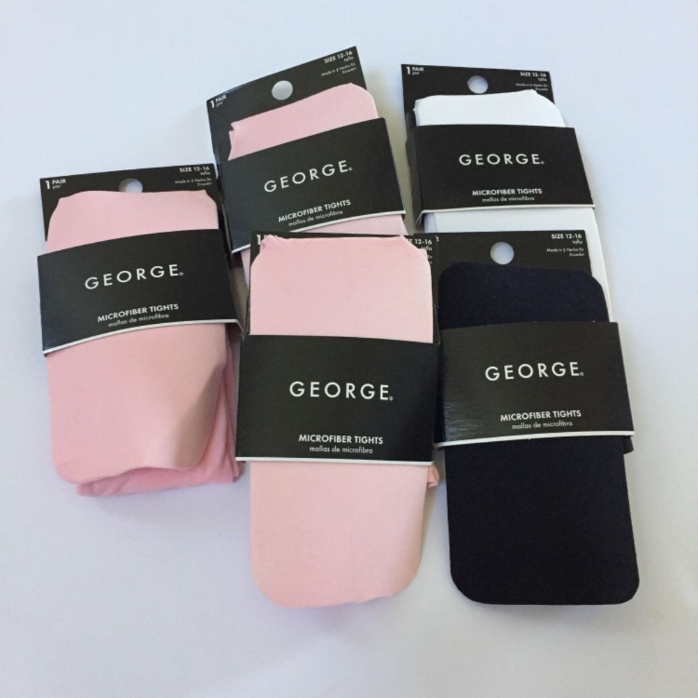 New - George Brand Microfiber Tights