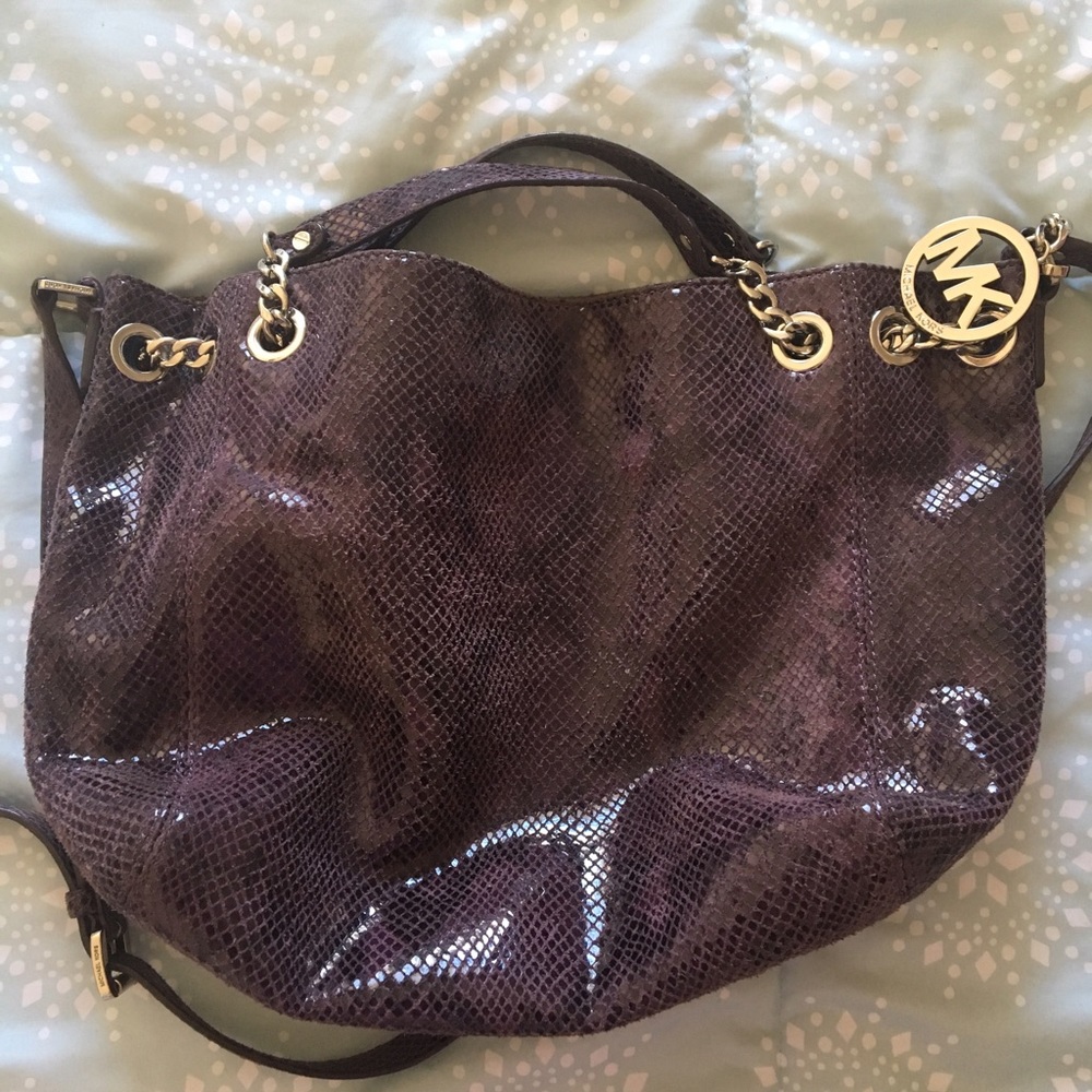 Michael Kors Python Embossed Tote - image 2