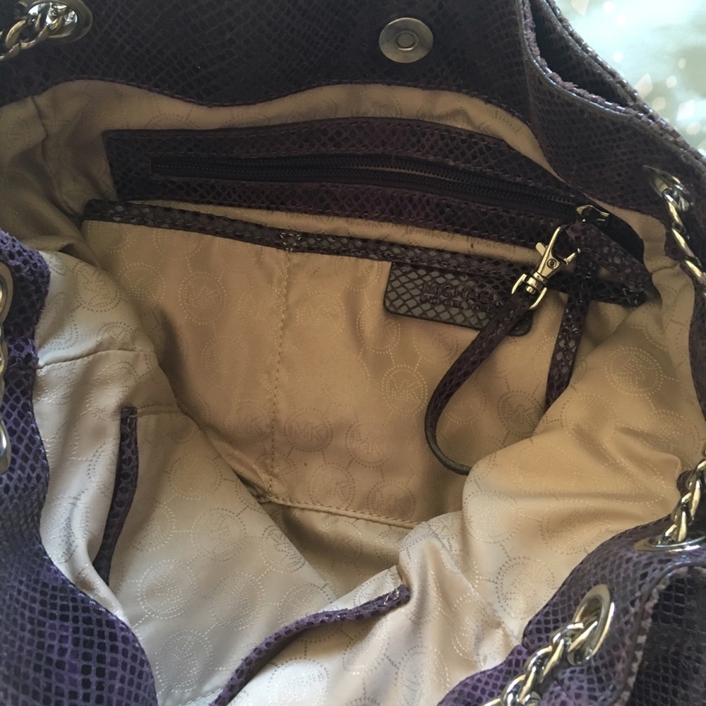 Michael Kors Python Embossed Tote - image 4