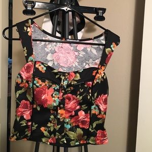 Floral Crop Top