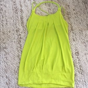 Lululemon neon workout tank