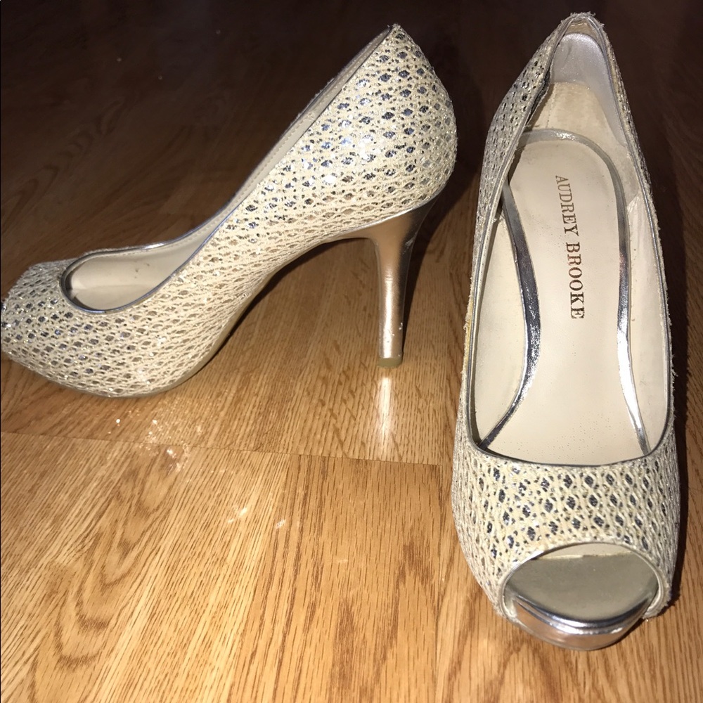 High heels - silver