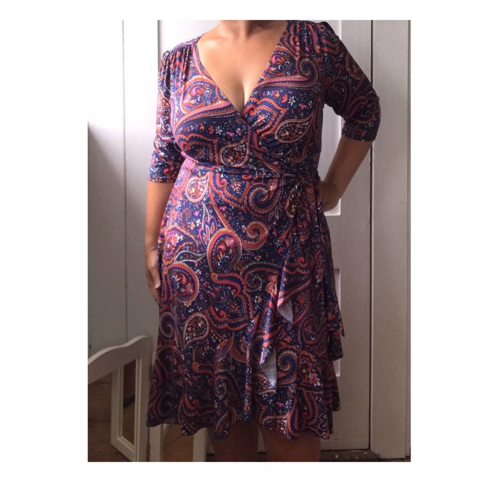Kiyonna plus size wrap dress(more +size in closet)