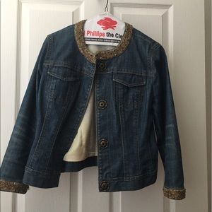 Tahari Jean Jacket
