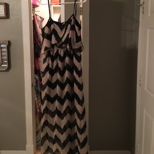 Chevron Maxi dress