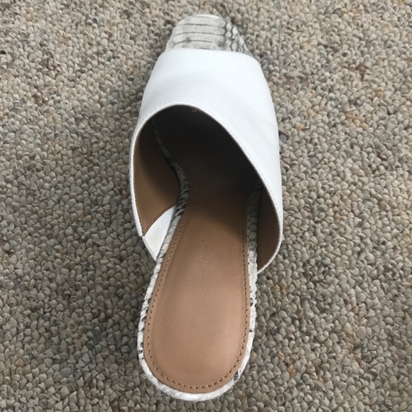 Calvin Klein White Block Mule - Picture 6 of 8