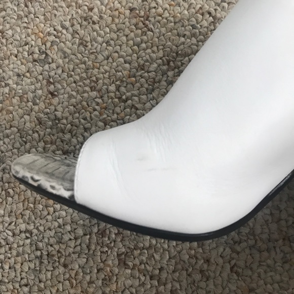 Calvin Klein White Block Mule - Picture 8 of 8
