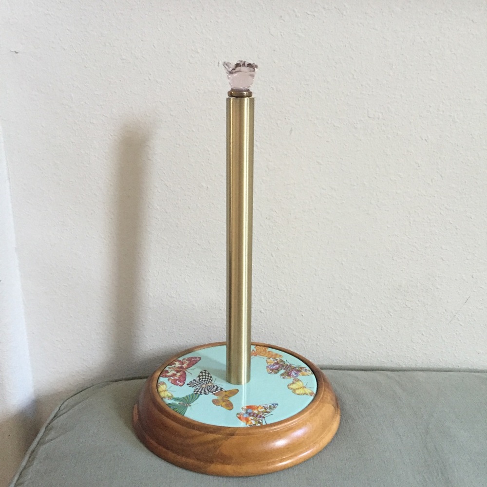 New- Mackenzie Child Butterfly Paper Towel Holder