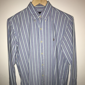 Ralph Lauren Oxford Striped Shirt - Blue and White