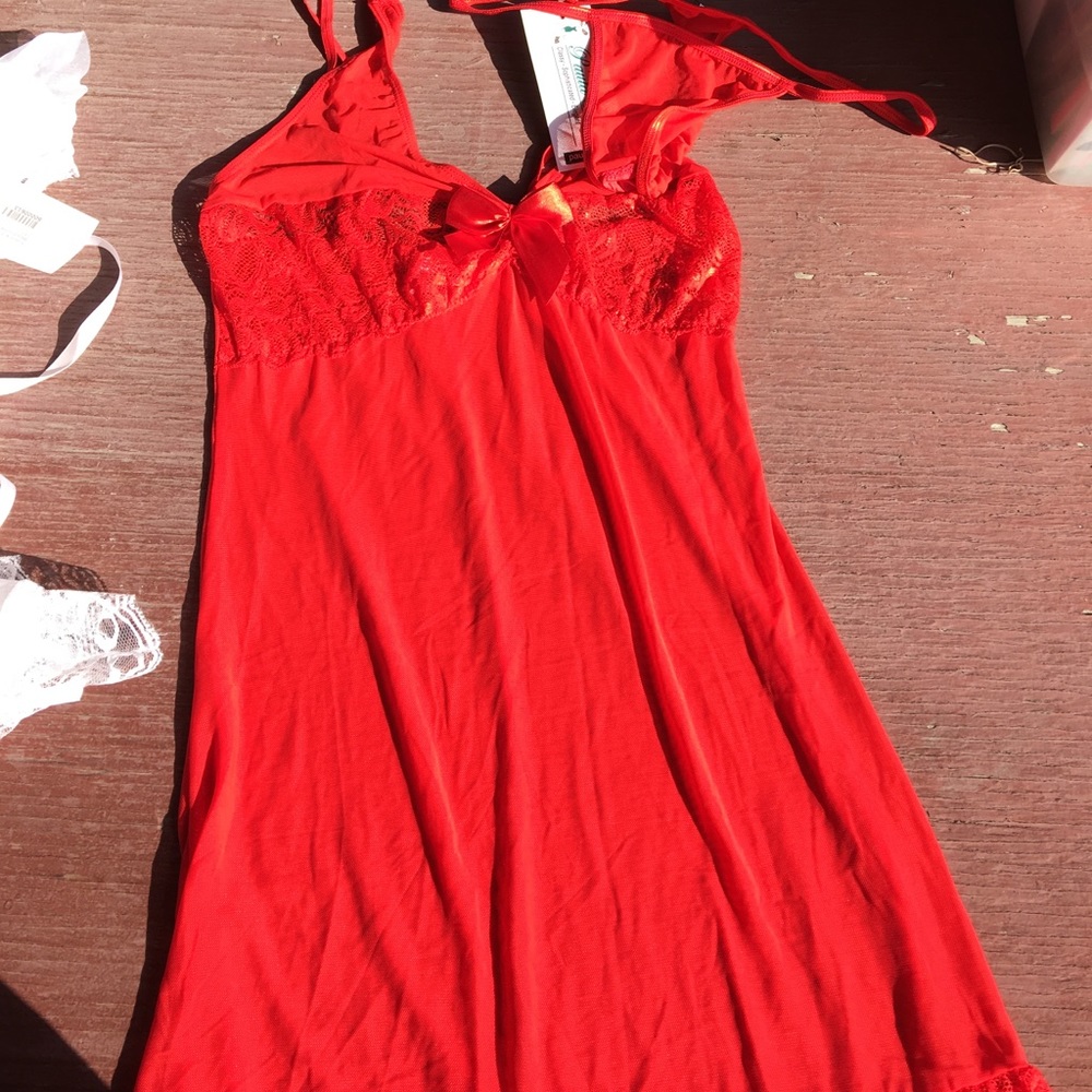 ❤️ Red Baby doll with panty