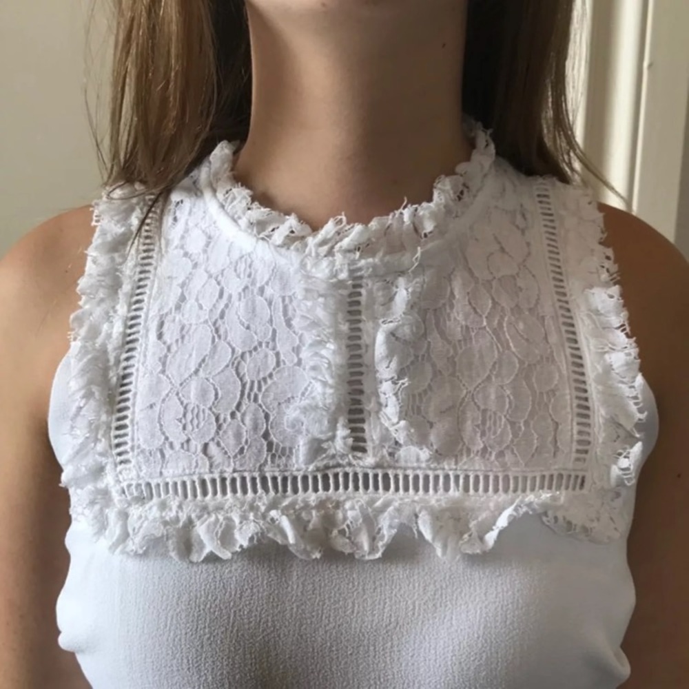 White Romper - Picture 2 of 4