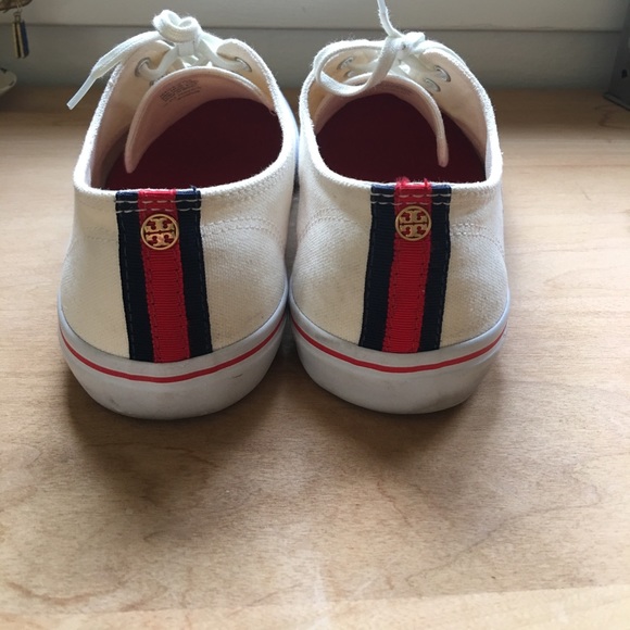 tory burch canvas sneakers