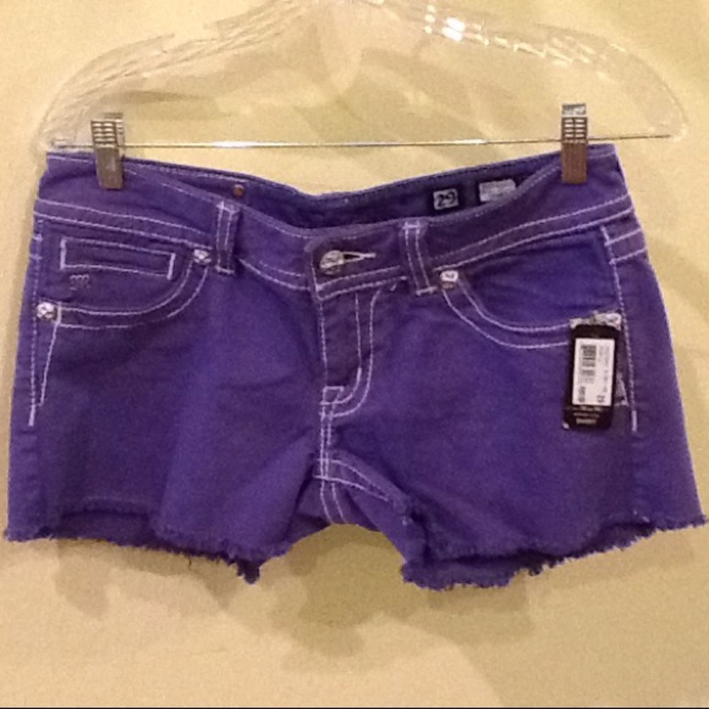 Miss Me Jean purple jean shorts