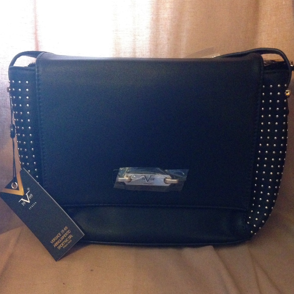 black Versace 19.69 crossbody .