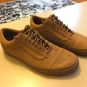 Vans Old School Brown/Gum Sole Skate Shoes Size 13
