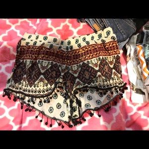 Women's patterned soft shorts