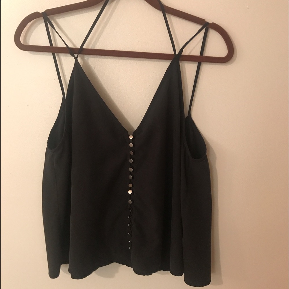 Black Free People Tank Top
