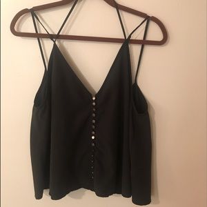 Black Free People Tank Top