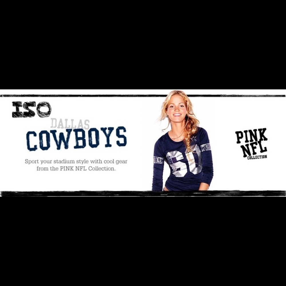 ISO Victoria's Secret PINK NFL Dallas Cowboys