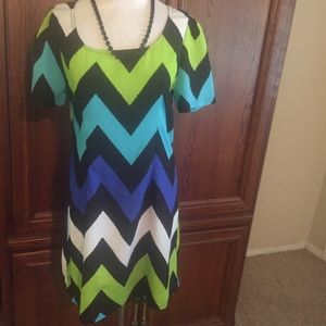 Liberty love chevron dress