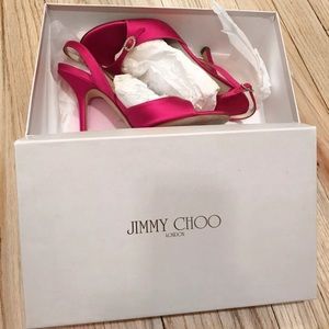 Jimmy Choo magenta/pink pair of heels