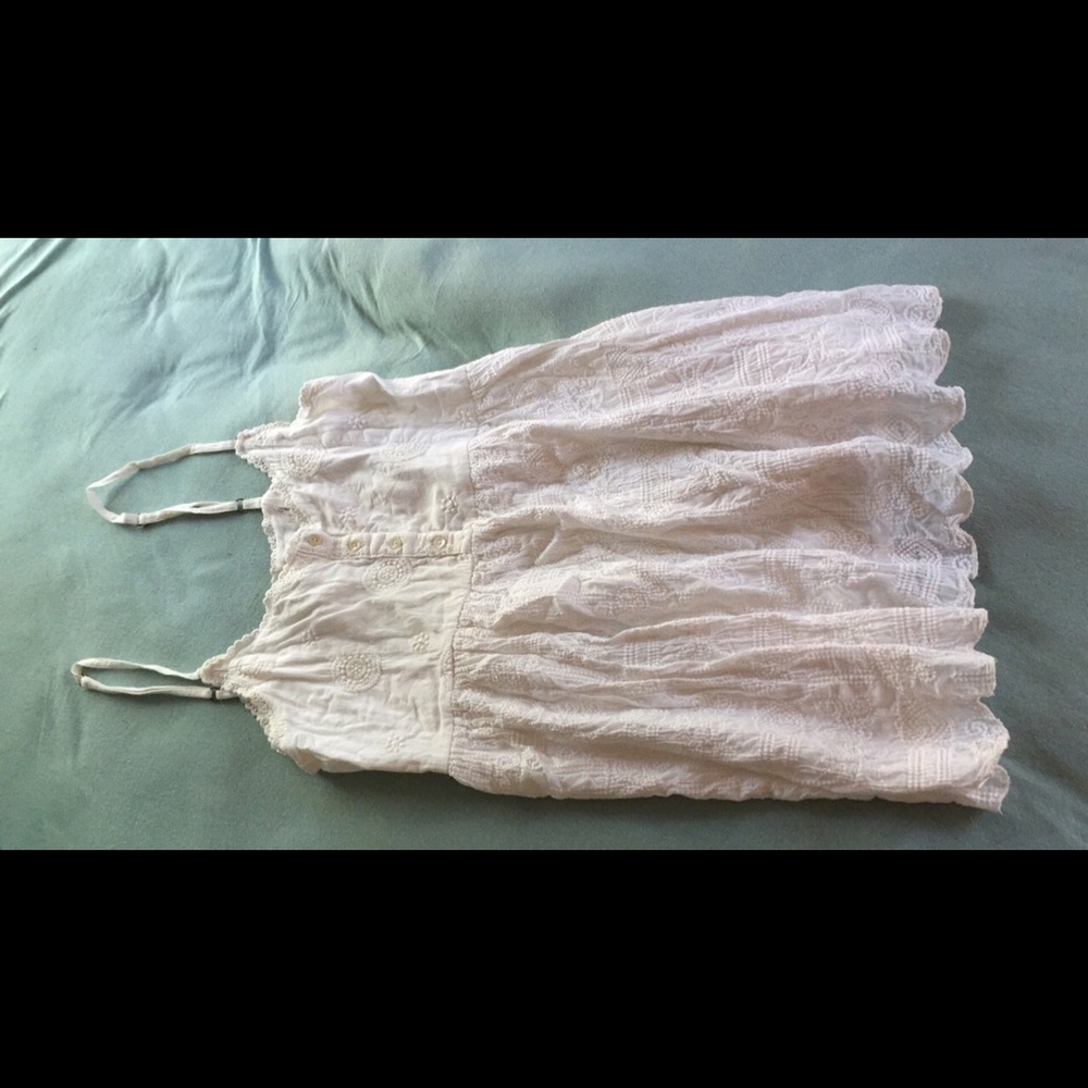 Sea Gypsies White Babydoll Dress - Size XS