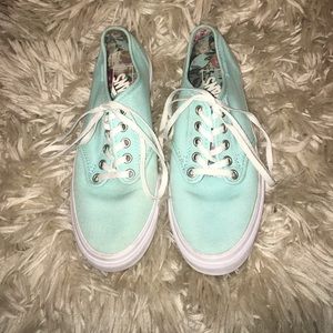 Light blue Vans