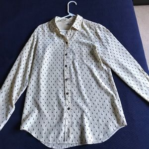 Giraffe Silk long sleeve blouse