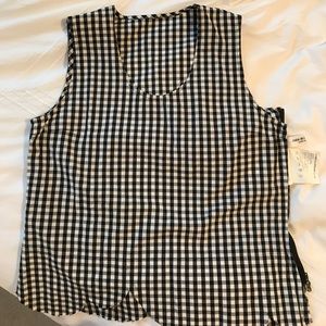 Comme des Garcons scallop hem top