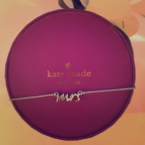 Kate Spade Mrs Silver Necklace